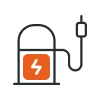 pictogramme d’une borne électrique