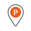 pictogramme de localisation d’un parking